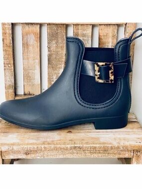 New in Box Sz 8 Ferrera Couture by Henry Ferrera Clarity-10 Rain Booties Boots